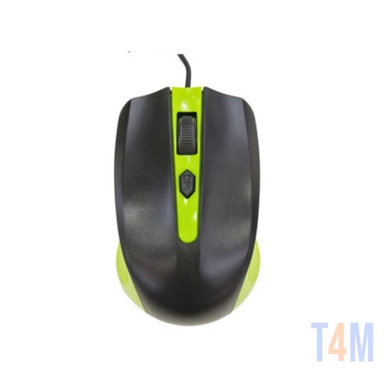 WIRED GAMING MOUSE G-211-E/G211E 4D USB FOR LAPTOP/PC GREEN